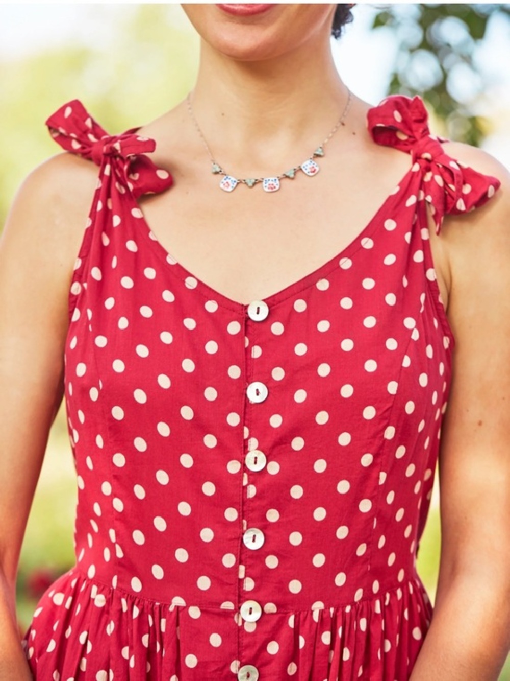 April Cornell Molly Polka Dot Dress